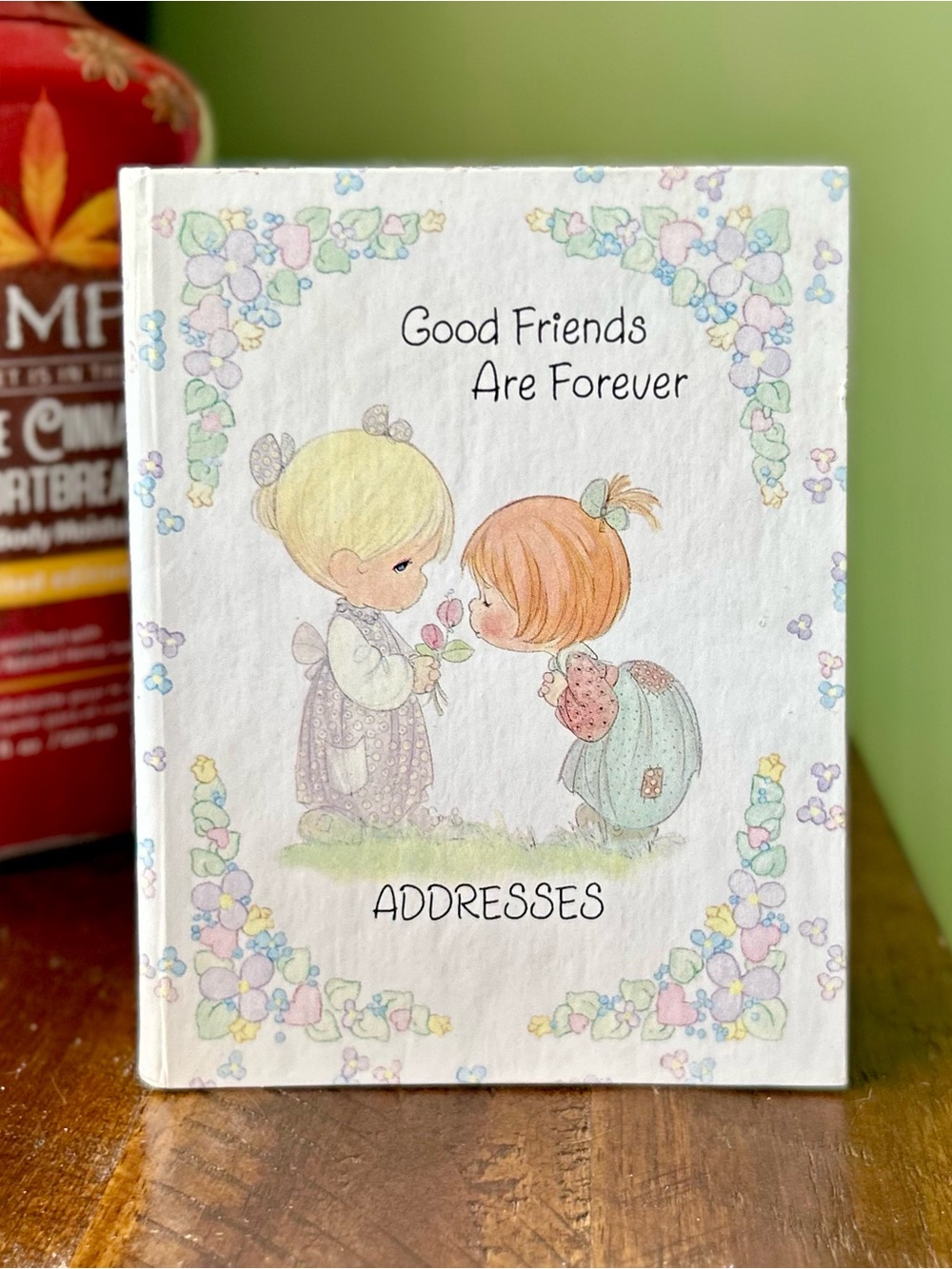 Vintage Precious Moments Good Friends Are Forever Address Book by Enesco